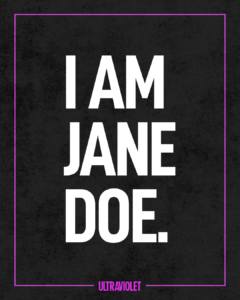 I Am Jane Doe social media graphic